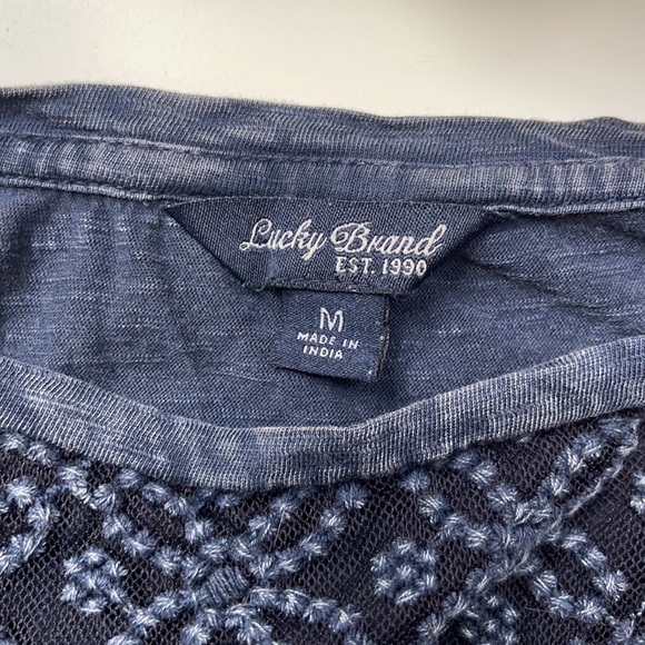 Blue Pattern Top - Picture 3 of 6